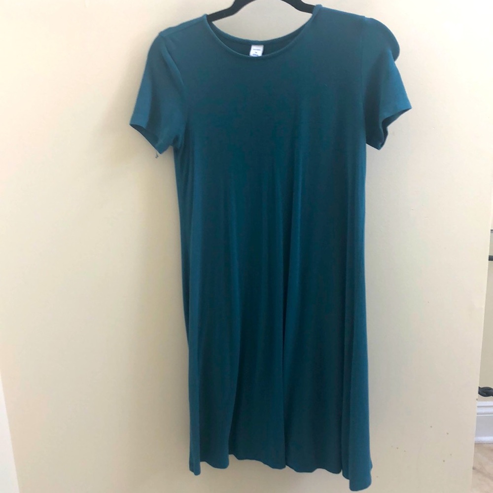Turquoise Tshirt Dress